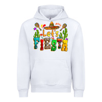 White Let's fiesta Urban Hoodie - RanaPortraitStore