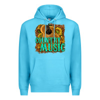 Ocean Blue country music western Premium Hoodie - texasbilliewilder