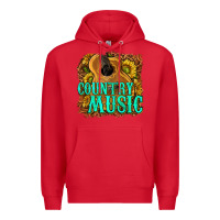 Red country music western Premium Hoodie - texasbilliewilder