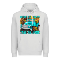 Dove Grey country roads take me home western Premium Hoodie - texasbilliewilder