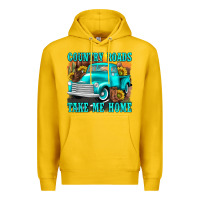 Lemon country roads take me home western Premium Hoodie - texasbilliewilder