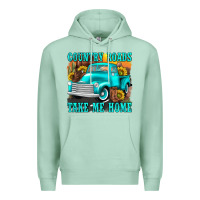 Country Roads Take Me Home Western Premium Hoodie | Teevron