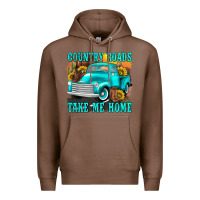 Chestnut country roads take me home western Premium Hoodie - texasbilliewilder