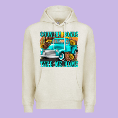 Premium Hoodie country roads take me home western
