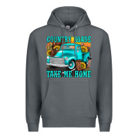 Rock country roads take me home western Premium Hoodie - texasbilliewilder