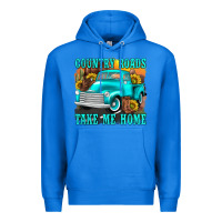 True Royal country roads take me home western Premium Hoodie - texasbilliewilder