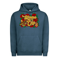 Pigment Midnight Navy Mama cita Urban Hoodie - RanaPortraitStore