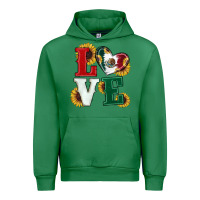 Emerald Mexican Flag With Sunflowers Love Urban Hoodie - RanaPortraitStore