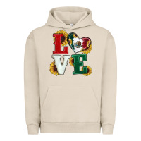 Pigment French Oak Mexican Flag With Sunflowers Love Urban Hoodie - RanaPortraitStore