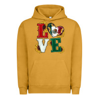 Pigment Peanut Butter Mexican Flag With Sunflowers Love Urban Hoodie - RanaPortraitStore