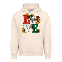 Sandshell Mexican Flag With Sunflowers Love Urban Hoodie - RanaPortraitStore