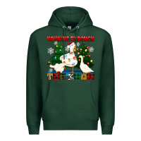 Sports Green honking through the snow Premium Hoodie - Zillion Design Studio