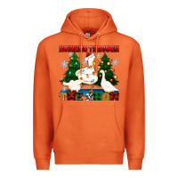 Carrot honking through the snow Premium Hoodie - Zillion Design Studio