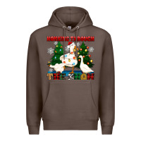 Coffee honking through the snow Premium Hoodie - Zillion Design Studio