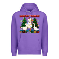 Purple honking through the snow Premium Hoodie - Zillion Design Studio