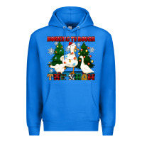 True Royal honking through the snow Premium Hoodie - Zillion Design Studio