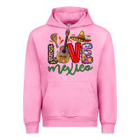 Fuchsia Pink Love Mexico Urban Hoodie - RanaPortraitStore