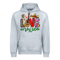 Heather Grey Love Mexico Urban Hoodie - RanaPortraitStore