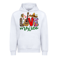 White Love Mexico Urban Hoodie - RanaPortraitStore