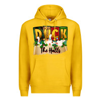 Lemon christmas duck the halls Premium Hoodie - Zillion Design Studio