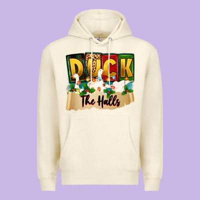 Premium Hoodie christmas duck the halls