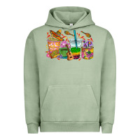 Pigment Oil Green Mexico coffee cups Urban Hoodie - RanaPortraitStore