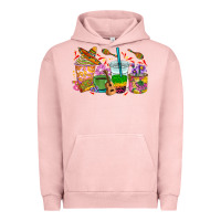 Pigment Salmon Mexico coffee cups Urban Hoodie - RanaPortraitStore