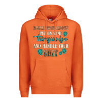 Carrot drink your coffee and handle your shit Premium Hoodie - texasbilliewilder