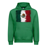 Emerald Mexican Flag Urban Hoodie - RanaPortraitStore