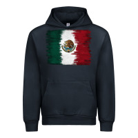 Navy Mexican Flag Urban Hoodie - RanaPortraitStore