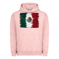 Pigment Salmon Mexican Flag Urban Hoodie - RanaPortraitStore