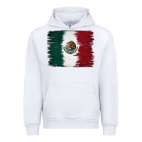 White Mexican Flag Urban Hoodie - RanaPortraitStore