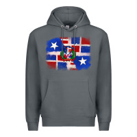 Rock dominican and puerto rico flag Premium Hoodie - texasbilliewilder