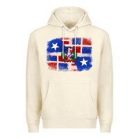 Sandshell dominican and puerto rico flag Premium Hoodie - texasbilliewilder