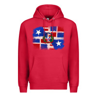 Cardinal dominican and puerto rico flag Premium Hoodie - texasbilliewilder