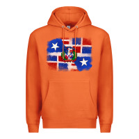Carrot dominican and puerto rico flag Premium Hoodie - texasbilliewilder