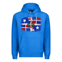 True Royal dominican and puerto rico flag Premium Hoodie - texasbilliewilder