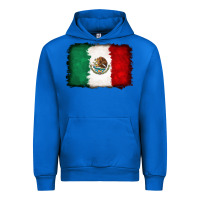 Cobalt Mexican flag Urban Hoodie - RanaPortraitStore