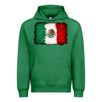 Emerald Mexican flag Urban Hoodie - RanaPortraitStore