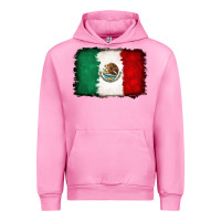 Fuchsia Pink Mexican flag Urban Hoodie - RanaPortraitStore