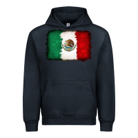 Navy Mexican flag Urban Hoodie - RanaPortraitStore
