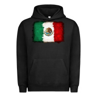 Pigment Black Mexican flag Urban Hoodie - RanaPortraitStore