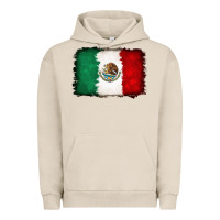 Pigment French Oak Mexican flag Urban Hoodie - RanaPortraitStore