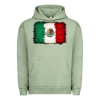 Pigment Oil Green Mexican flag Urban Hoodie - RanaPortraitStore