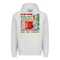 Dove Grey tis the season Premium Hoodie - Zillion Design Studio