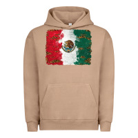Pigment Burro Mexican Flag With Leopard Urban Hoodie - RanaPortraitStore