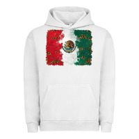 Pigment Lunar Rock Mexican Flag With Leopard Urban Hoodie - RanaPortraitStore