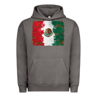Mexican Flag With Leopard Urban Hoodie | Teevron