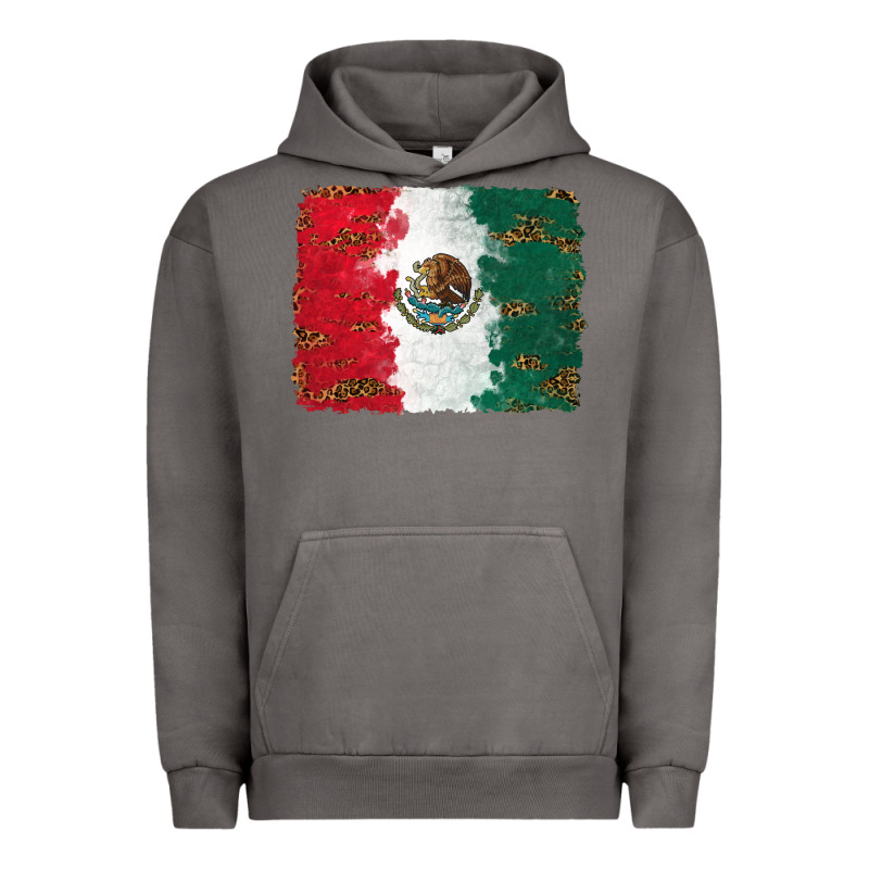 Mexican Flag With Leopard Urban Hoodie by RanaPortraitStore | Teevron
