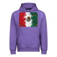 Tulip Mexican Flag With Leopard Urban Hoodie - RanaPortraitStore